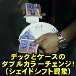 �f�b�N�ƃP�[�X�̃_�u���J���[�`�F���W�I(�V�F�C�h�V�t�g����)